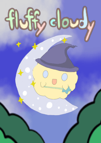 fluffy cloudy
