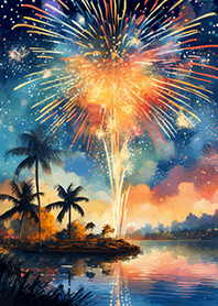 Beautiful Fireworks Theme#212