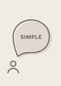 Simple Beige pink / Plain