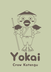 Yokai Crow Kotengu Pail salaro