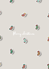 christmas socks2 - linen