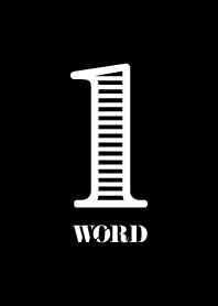 1WORD【ブラック】