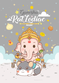 Ganesha & Rat Zodiac - Fortune