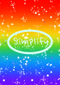 Simplify 閃亮彩虹色亮片.jp