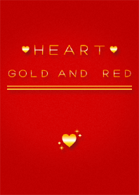 HEART GOLD AND RED