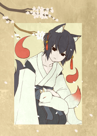 My demon fox is so lazy