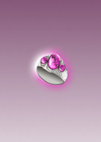 The true pink red turquoise ring