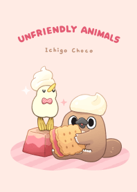 Unfriendly animals: strawberry chocolate