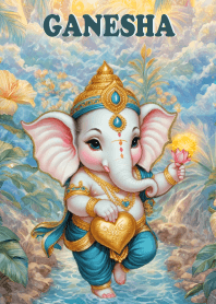 Ganesha, blue, rich, smooth, prosperous