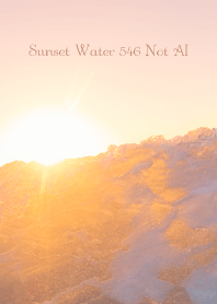 Sunset Water 546 Not AI