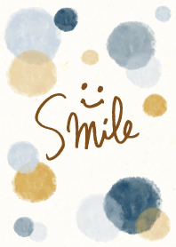 Smile - Adult watercolor Polka dot16-