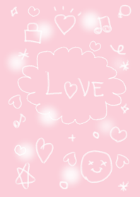 LOVE Pink handwriting***