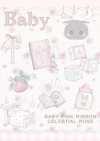 ベビーピンクリボン♡セレスティアルローズ