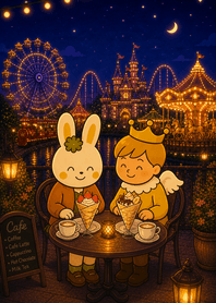 GochiUsagi & Kiran - Night Terrace Date