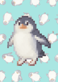 Penguin Random Theme PixelGreen|10