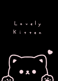 ふんわりねこさん。黒とピンク