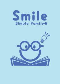 Smile & study Baby blue