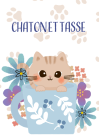 子猫とマグカップ♡chaton et tasse
