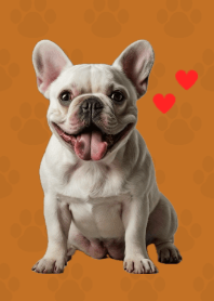 French Bulldog Theme Brown 05