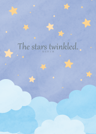 The stars twinkled-BLUE 17