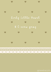 Girly Little Heart N.C ecru gray