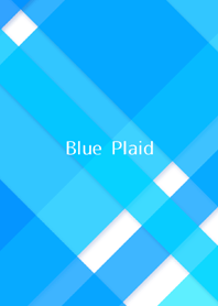 Blue Plaid - refreshing