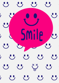 スマイル 紺＆ピンク