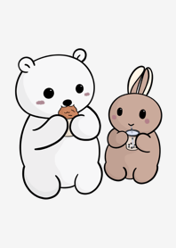 北極熊和兔兔