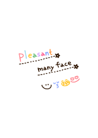 pleasant many face