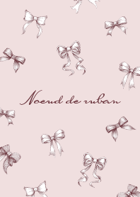 Noeud de ruban [pink/beige]