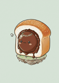 濃郁巧克力果醬吐司