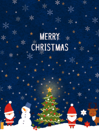 merry christmas santa town