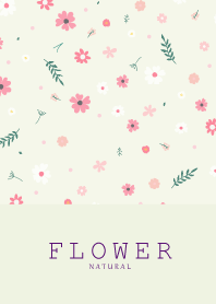 FLOWER GREEN -NATURAL-90