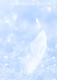 Swan Feather Photo #1-10 Not AI