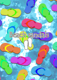 Beach sandals -Walking in the sea-