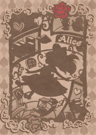 Alice Silhouette [In Wonderland] Antique