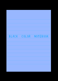 BLACK COLOR NOTEBOOK/BLUE