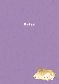 Cats are soothing04 on purple