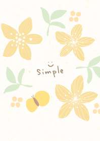 flowers, leaves and butterflies7