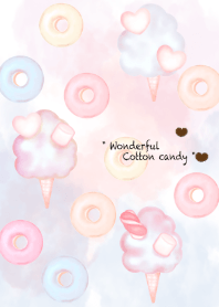 Pastel cotton candy