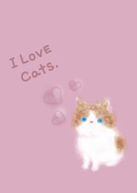 ネコ ～ くすみピンク