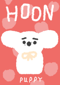 hoon the white puppy