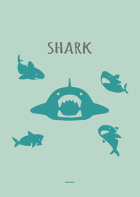 Blue Green : Sharks simple theme