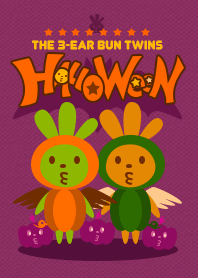The 3-ear Bun Twins - Halloween