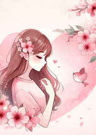 pink sakura blossom with you 13