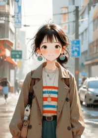 Cute Girl in the City V.1