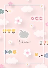 peach pink Sakura blooms 08_2