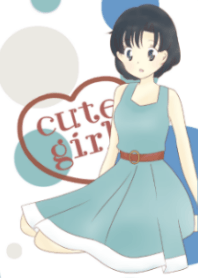 cute girl pastel sea