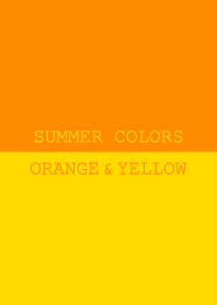 SUMMER COLORS -ORANGE & YELLOW-