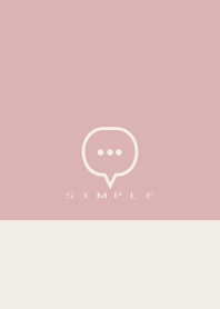 SIMPLE(beige pink)V.1743b